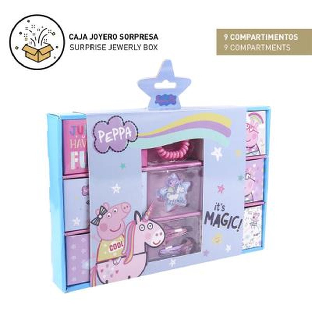 SET DE BELLEZA CAJA SORPRESA PEPPA PIG - ILUSION SHOP