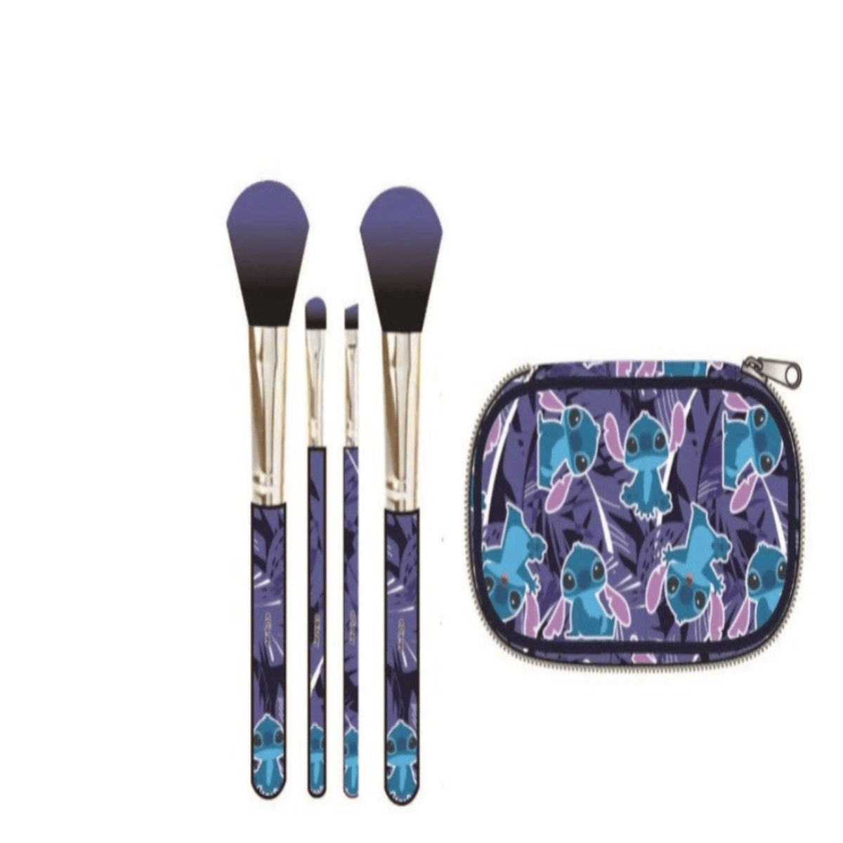 SET DE BELLEZA NECESER 4 PIEZAS STITCH - ILUSION SHOP