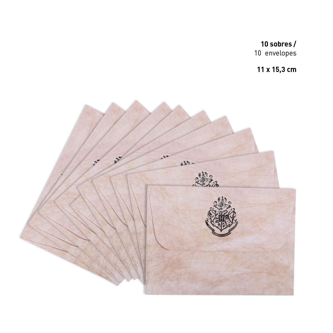 SET DE PAPELERIA CARTAS HARRY POTTER