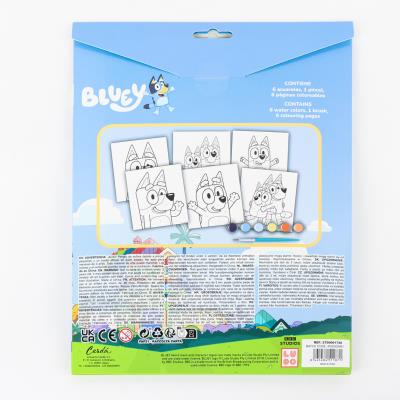 SET DE PAPELERÍA COLOREABLE BLUEY - ILUSION SHOP