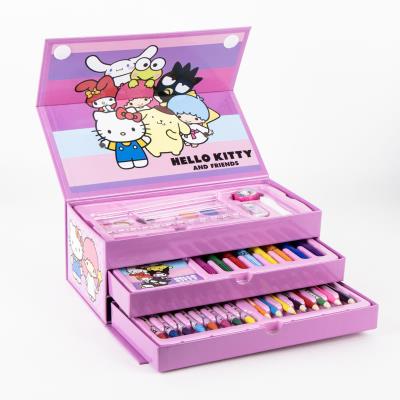 SET PAPELERÍA COLOREABLE MALETÍN HELLO KITTY - ILUSION SHOP