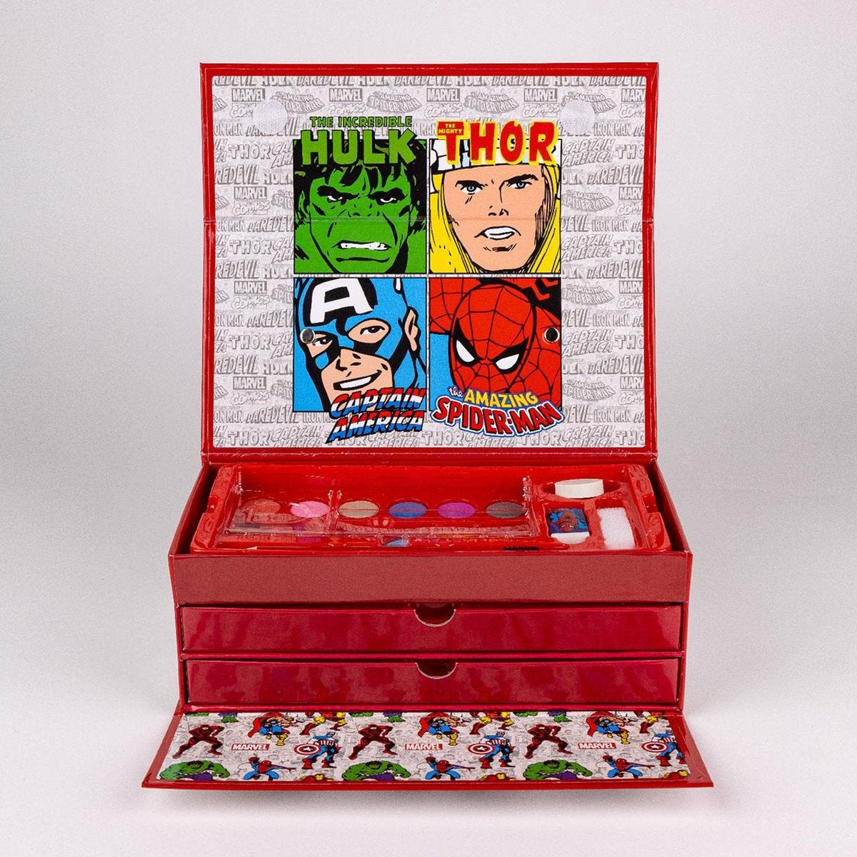 SET PAPELERIA COLOREABLE MALETIN MERVEL - ILUSION SHOP