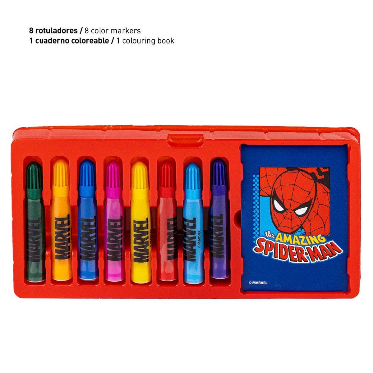 SET PAPELERIA COLOREABLE MALETIN MERVEL - ILUSION SHOP