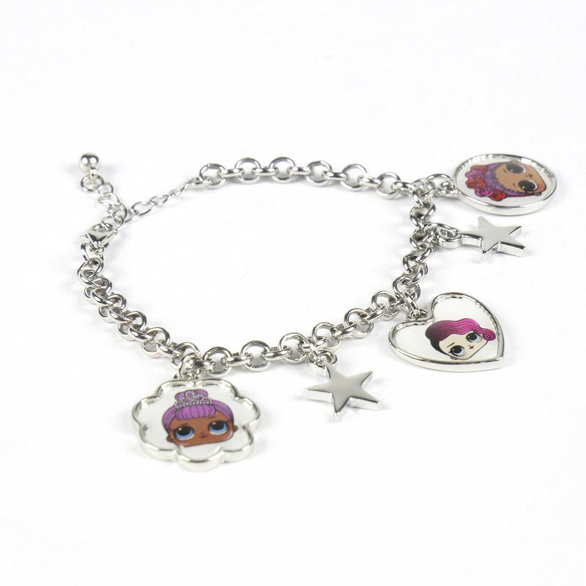 SET REGALO PULSERA METALICA CON CHARM LOL SURPRISE - ILUSION SHOP
