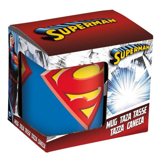 STOR TAZA CERAMICA 325 ML CAJA REGALO SUPERMAN ICO - ILUSION SHOP