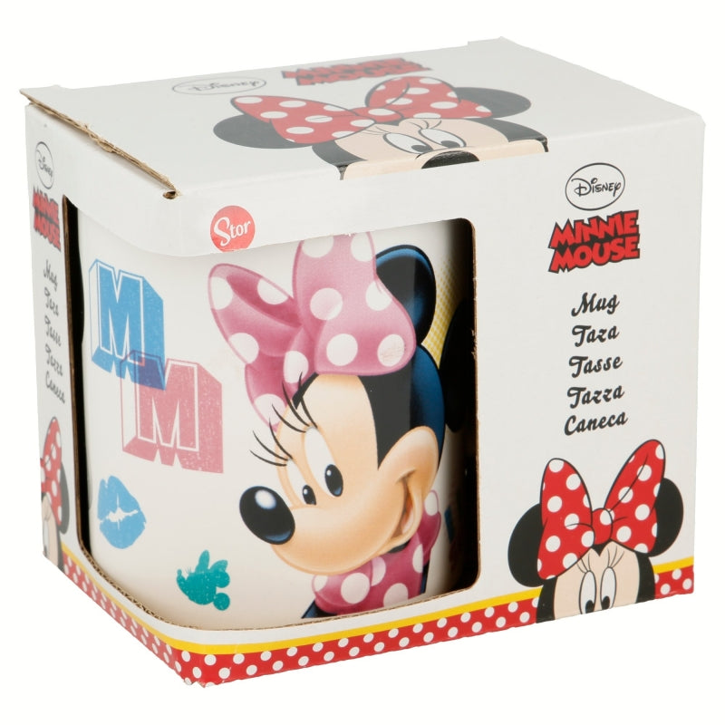 TAZA CERAMICA 325 ML EN CAJA REGALO MINNIE