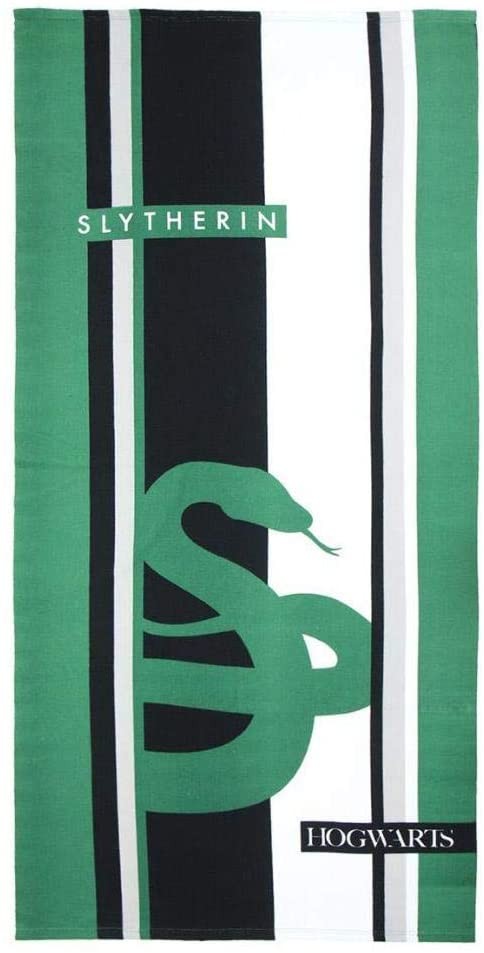 TOALLA POLYESTER HARRY POTTER SLYTHERIN