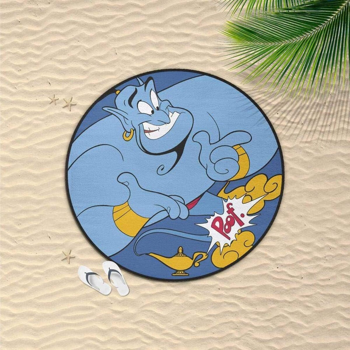 TOALLA REDONDA PREMIUM GENIO ALADIN - ILUSION SHOP
