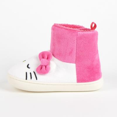 ZAPATILLAS DE CASA BOTA APLICACIONES HELLO KITTY - ILUSION SHOP
